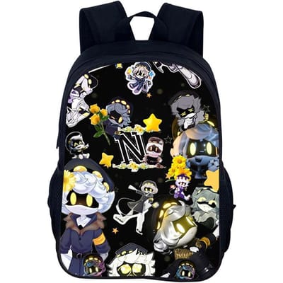 Cartoon Rugzak Moord Drones Schooltas 40cm/15.7inch Rugzak Verlichtende Rits Rugzak Boekentassen voor Jongens Meisjes Beste Cadeau