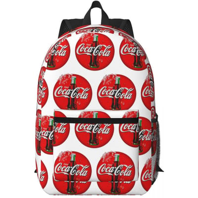 Coca Cola Student Rugzak Schooltas Wandel Reizen Dagrugzak voor Jongens Meisjes Boekentas Schoudertassen One Size