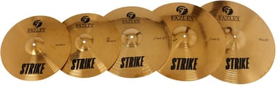 4-delige bekkenset 20/18/16/14 inch - incl. bekkentas - Fazley Strike