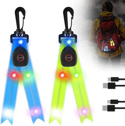 Vt products - LED-knipperlicht - Veiligheidslicht - USB-oplaadbaar - Meerkleurig