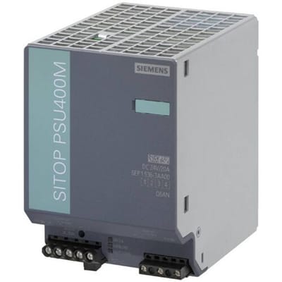 Siemens 6EP15363AA00 DIN-rail netvoeding 24 V/DC 20 A 480 W Aantal uitgangen:1 x Inhoud 1 stuk(s)