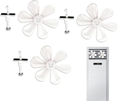 Airco Winddeflector - Luchtstroom Omleider - Comfortabele Luchtstroom - Gereedschapsloze Montage - 3-Delig Universeel - Transparant