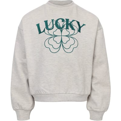 Looxs Revolution 2531-5308 Truien & Vesten Meisjes - Sweater - Hoodie - Vest- Lichtgrijs - Maat 128