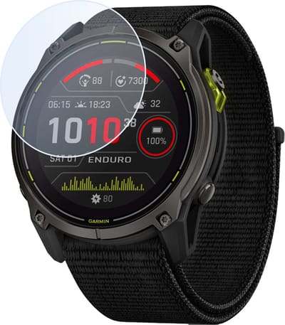 Screenprotector Geschikt voor Garmin Enduro 3 (51 mm) Screenprotector Tempered Glass Gehard Glas