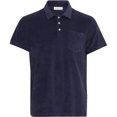 Casual Friday Polo Donkerblauw Badstof (Nog 1 Maat L) - Maat L