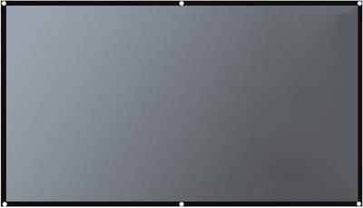 Opvouwbaar Projectiescherm - Draagbaar Filmdoek - Buitenfilms Thuis - Hoogabsorberend Materiaal - Tot 130 Inch - Zwart