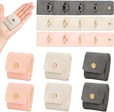 Mini Reistas voor Sieraden - Vouwbare Organizer voor Oorbellen, Ringen en Kettingen, Ideaal voor Reizen en Opbergen