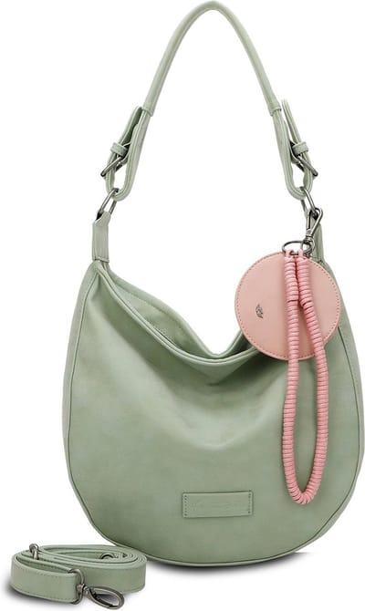 Fritzi aus Preußen Schoudertas Fritzi Hobo Vintage Shoulder Bag Lime Mintgroen