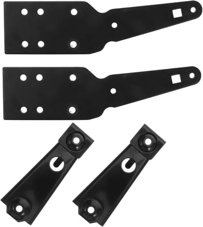 Bank Connectoren - Meubelclips - Modulaire Banken - Verbeterde Beveiliging - 11.40 x 2.55 inch - Zwart