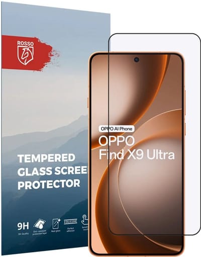 Rosso Screen Protector Geschikt voor Oppo Find X9 Ultra | 9H Tempered Glass | Glasplaatje | Beschermlaag | Beschermglas | 9H Hardheid
