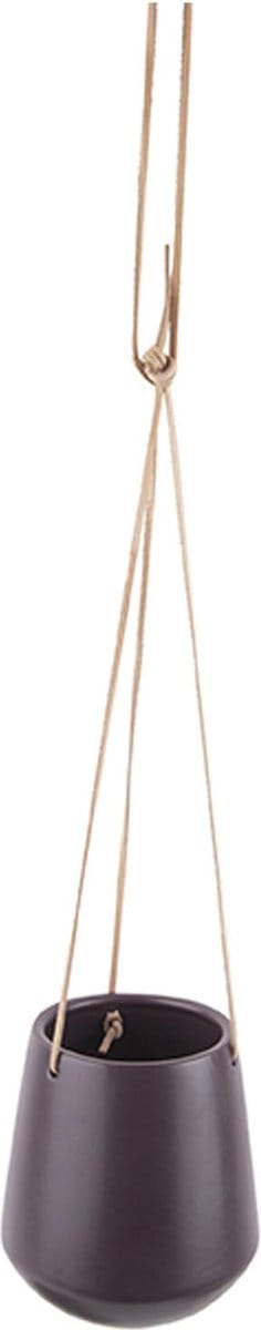Present Time Hangende plantenpot Skittle - Mat Donkerpaars - 66x13,5x15cm