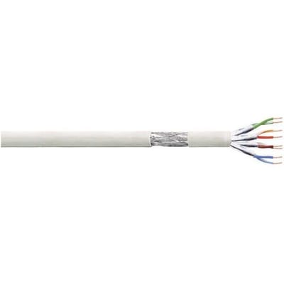 LogiLink CP2100S Netwerkkabel CAT 6 S/FTP 4 x 2 x 0.1 mm² + 2 x 2 x 0.1 mm² Grijs 100 m