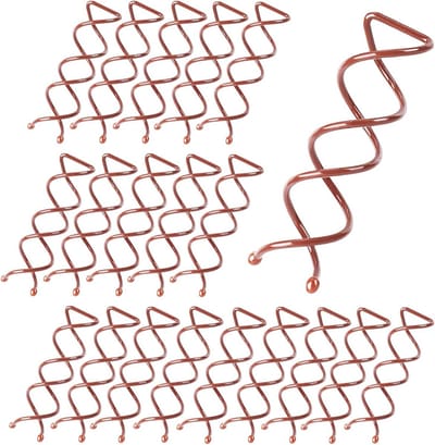 Haarspiralen - Haarspelden Kapselclips - Haarstyling Maken - Spiraalvormig Design - 20 stuks - Bruin