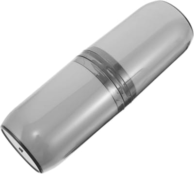 Reistas Tandenborstel - Mondverzorging Etui - Hygiënisch Reizen - Waterdicht Stofdoppen - 22 cm - Grijs