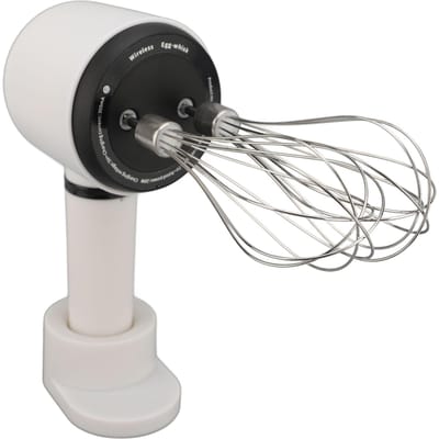 Mixeur à main électrique à double tête en acier inoxydable rechargeable par USB basse vitesse sans fil batteur à main électrique pour la pâtisserie cuisine L black