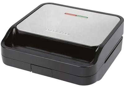 Sandwichmaker voor schelpvormige sandwiches | XXL-toastplakken en antiaanbaklaag | 750 Watt broodrooster