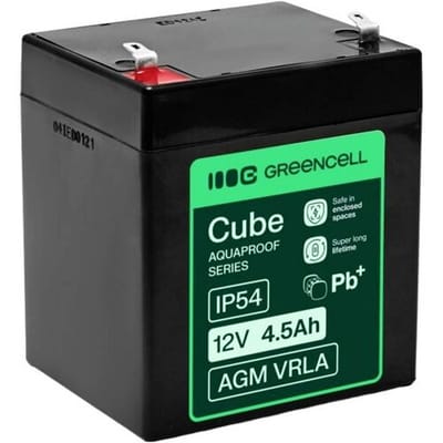 Loodaccu Green Cell GC-AGM12V4-5AH-H Loodvlies (AGM) 4.5 Ah 12 V 1 stuk(s)