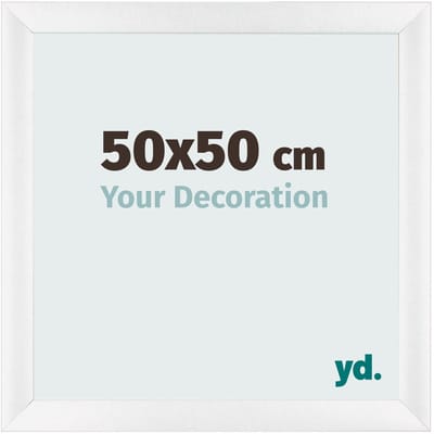 Your Decoration - Fotolijst 50x50 cm - MDF - Wit Hoogglans - Pisa