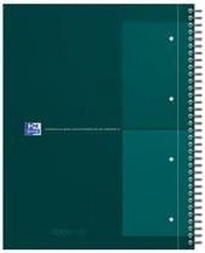 Collegeblok - Schrijfblok Notitieblok - Notities Maken - Microperforatie Koprand - A4+ - Zwart
