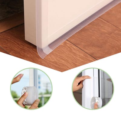 Tochtstrips voor Deur en Raam Zelfklevend 5 Meter x 2,5 cm - Bespaar Energie & Geld door Tochtstrips – Tochtwering Strips – Isolatiemateriaal– Geschikt voor bijna alle Deuren & Ramen – Deur Strip – Sealing Strip – Tocht Strip – Tochtstopper