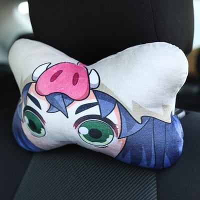 Anime Demon Slayer Auto Neksteun Kimetsu No Yaiba Manga Tanjirou Nezuko Cartoon Schattig Kussen Kussen Ornament Cadeaus