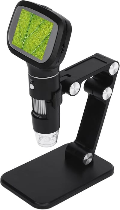 Draagbare Microscoop - Digitale Handmicroscoop - Onderwijs Hobby's - 1600x Vergroting - IPS Scherm