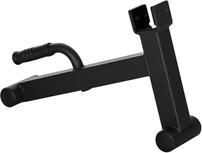 Haltersteun voor deadlifts met antisliphandgreep-50 x 12 x 33 cm-zwart