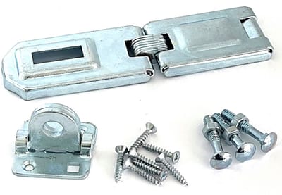 KARWEI overvalsluiting 155 mm - Verzinkt - Zware uitvoering - Incl bevestigingsmateriaal