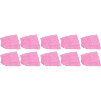 10 pièces Peignoir de bain jetable Peignoir de sauna jetable avec fermeture réglable pour salon de beauté pink