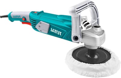 Polijstmachine voor auto - Schuurmachine polijster - Auto opknappen - Krachtige 1400 Watt motor - 180 mm pad - Grijs