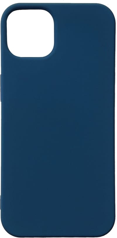 Casemania Hoesje Geschikt voor Apple iPhone 14 - Donker Blauw - Extra Stevig Siliconen Back Cover