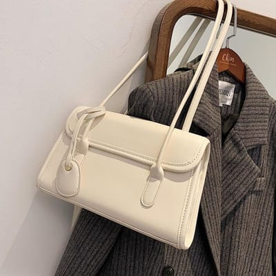 Frans Niche Design High-end Tas voor Dames Nieuwe Trendy Zomerstijl Schoudertas Onderarmtas gray