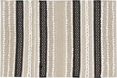 Rechthoekig tapijt met metallic draad FANCY, 60 x 90 cm
