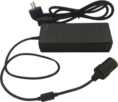KRAKEN Voedingsadapter voor SUP Pomp - Omvormer 230V naar 12V Auto-Stekker Sigarettenaansteker - Elektrische SUP Pomp 12 Volt 20 PSI - Stopcontact Adapter Stand Up Paddleboard - Thuis Oppompen via Stopcontact - Materiaal Kunststof - Gewicht 560 g