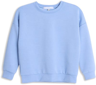 4PRESIDENT Sweater meisjes - Light Blue - Maat 92 - Meisjes trui