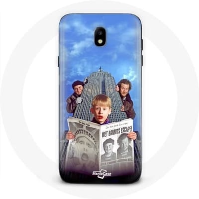 Samsung Galaxy J3 2017 Home Alone hoesje Mam, ik heb het vliegtuig weer gemist