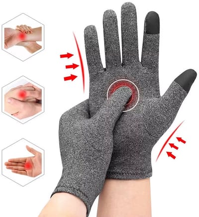 Thermische Winterhandschoenen Maat M met Touchscreen | Winddicht, Warm en Geschikt voor Artritis | Magnetische Therapie Handschoenen voor Mannen en Vrouwen