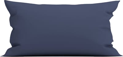 Yellow Kussensloop Percale - Kussenhoes van 40x80 cm - 1 stuk - 100% Katoen-Perkal - Blauw