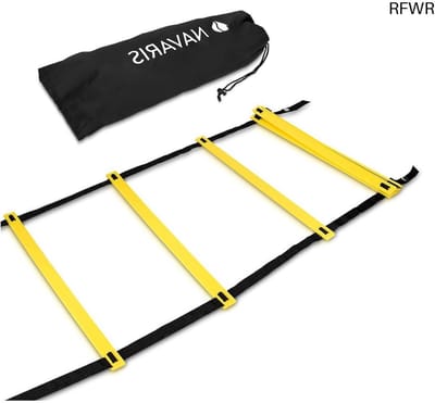 RFWR® Snelheidsladder 6m - Verstelbare Behendigheidsladder voor Voetbal- en Fitnesstraining