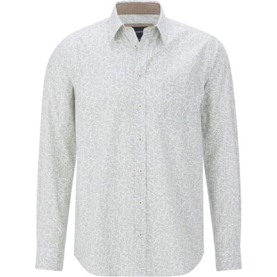 Babista herren Overhemd - 39/40 - beige - Plus Size