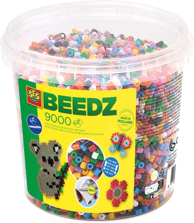 SES Creative - Beedz - Mix - Strijkkralen - 9000 Stuks - PVC Vrij - Vanaf 5 Jaar