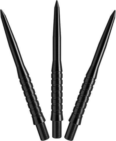 Stalen Dart Punten - Dart Pijltjes - Darts Spel - 2BA Schroefdraad - Standaard Maat - Zwart