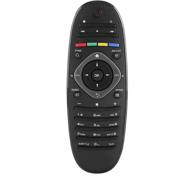 Dailygoody - Vervangende TV-afstandsbediening - Universele Controller - Gebruiksvriendelijk - Zwart - Geschikt voor TV/DVD/AUX - Hoge kwaliteit afstan