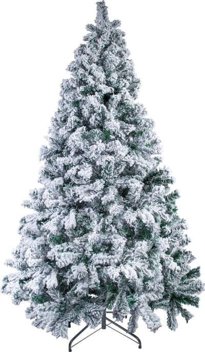 Uten Luxe uitvoering Kunstkerstboom - Kerstboom met sneeuw - H180 x Ø90 cm - 700 Takken - Groen