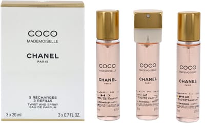 Chanel Eau De Parfum Twist And Spray Navulling Chanel - Coco Mademoiselle Eau De Parfum Twist And Spray Navulling  - 3 ST