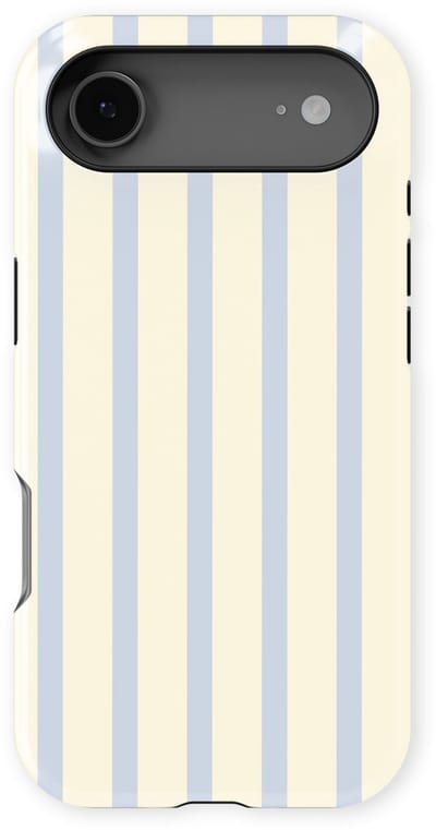DripCase Gestreept Hoesje geschikt voor iPhone 17 Air | Backcover met Mag | Stripes Motief | Trendy Case geschikt voor iPhone 17 Air met Strepen Sunday Shore