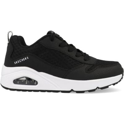 Skechers Uno - Powex Unisex Sneakers - Zwart