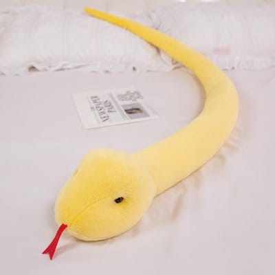 Lange Slang Pluche Knuffeldier Kussen Groen Geel Roze Rood Wit Zwart Schattig Zacht Poppetje Knuffel Speelgoed Jongen Meisje Kind Verjaardagscadeaus 100cm