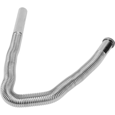Tuyau d'évacuation flexible pour lavabo de salle de bain, ondulé, forme en U, sans odeur, laiton, tuyauterie d'évacuation pour lavabo