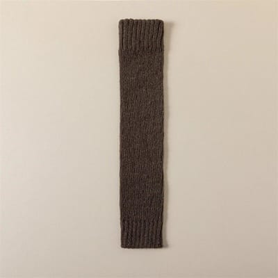 Mode dames beenwarmers herfst winter warm houden been lange mouwen voor dames effen kleur kniewarmer donkere koffiekleur